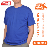 Mavi İşçi Tişörtü